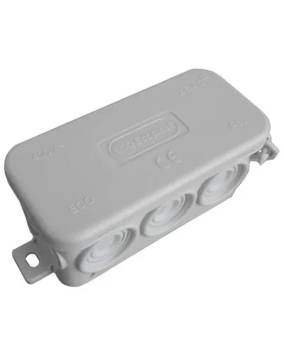 Коробка JBL090 90х42х40, 10 вых., IP55, белая (44055W-1). Коробка монтажная. Экопласт в Абакане