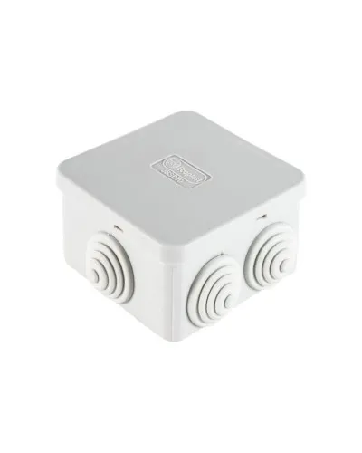 Коробка JBS070 70х70х40, 6 вых., IP44, белая (44056W-1). Коробка монтажная. Экопласт в Абакане