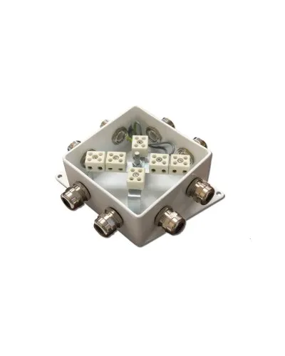 КМ-О (12к*6,0)-IP66-120х120, семь вводов: Коробка монтажная огнестойкая в Абакане