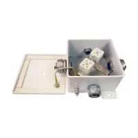 КМ-О (2к*10,0)-IP66-120х120, два ввода: Коробка монтажная огнестойкая