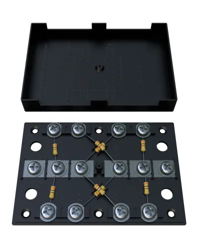 KRA-4 75 Om black (MEC42102). Коробка на 4 абонента. МЭК-Электрика в Абакане