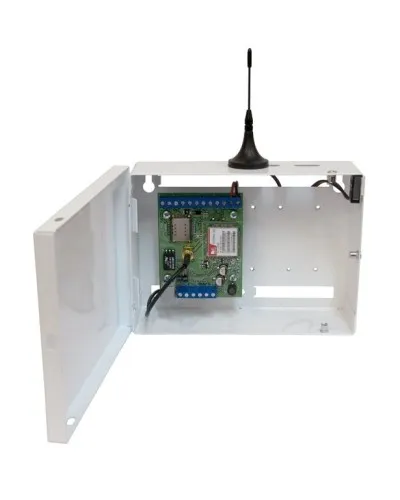 S400L-2GSM-BK12-W-li Нано LAN клеммники (li-ion АКБ 2800мАч, цвет белый). Устройство оконечное объектовое приемно-контрольное c GSM и LAN коммуникаторами. Проксима