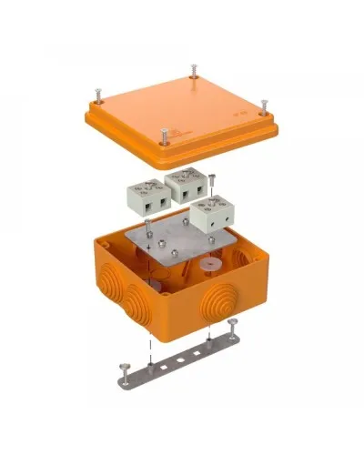 Коробка огнестойкая 100х100х50 (40-0300-FR6.0-6). Коробка огнестойкая для открытой установки. Промрукав в Абакане