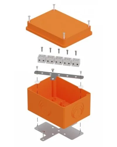 Коробка огнестойкая 150х110х90 E15-E120 для о/п (40-0351-FR2.5-10). Коробка огнестойкая для открытой установки. Промрукав в Абакане
