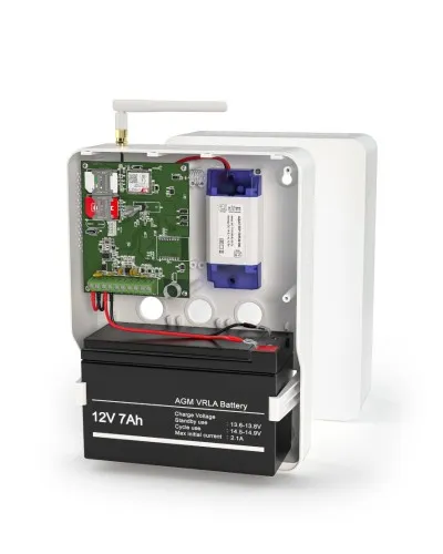 Контакт GSM-14А v.3 (в корпусе под АКБ 1,2-7 Ач с БРП 12V 1А). Панель охранная радиоканальная. Ритм в Абакане