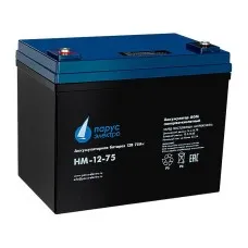 HM-12-75. Аккумулятор герметичный свинцово-кислотный. Связь инжиниринг